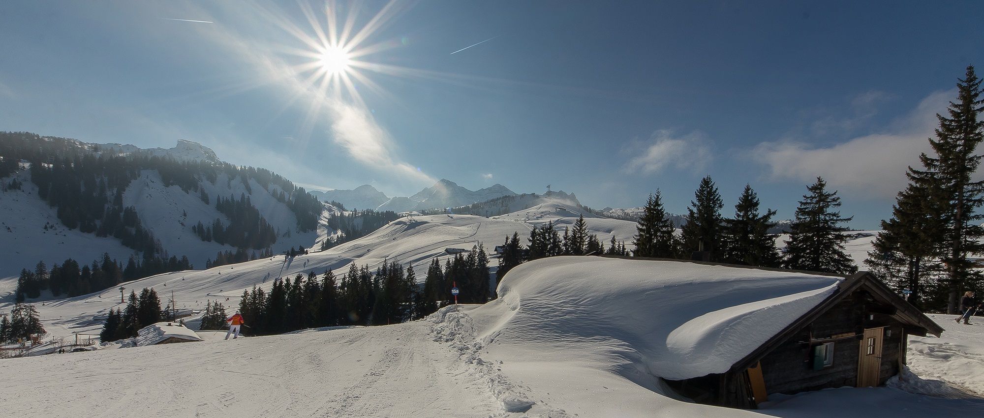 Almhütte direkt an der Skipiste